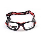 Steel Sport Fullsafe Parlak Metalik Siyah [11-17 Yaş Arası] Numaralı Olabilen Sporcu Gözlüğü