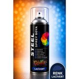 Steel Sprey Boya 400 ml Dekoratif Boya Graffiti Duvar Boyası Mobilya Boyası Metal Boyası 1 Adet - 300 Lacivert