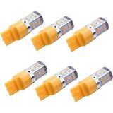 Steellaar 6pcs T20 7440 W21W LED Ampul 3030 35SMD Canbus LED Lamp Araç Deniz Sinyal Işıkları Amber Aydınlatma 12V 24V (Yurt Dışından) - Aydınlatma / far / lamba