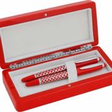 Steelpen 01M Words Kırmızı Dolma-Roller Kalem Seti