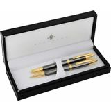 Steelpen 181DT Venüs Titanium Altın Dolma Tükenmez Kalem Seti