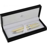 Steelpen 2002 Beyaz Krom Dolma-Tükenmez Kalem Seti