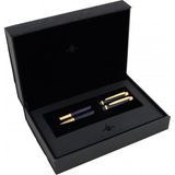 Steelpen 2712 Dolma Tükenmez Kalem Seti Siyah Gold
