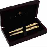 Steelpen 273 World Altın Dolma-Tükenmez Kalem Seti