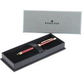 Steelpen 430-3 3 Fonksiyonlu Tükenmez Kalem Kırmızı - Ana Renkler