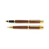 Steelpen 800-3 Safran Bronz Dolma-Tükenmez Kalem Seti