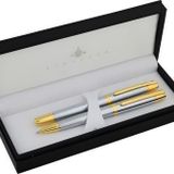 Steelpen 800-4TV Serra Altın Krom Tükenmez-Versatil Kalem Seti