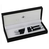 Steelpen 8139 Slim Siyah Dolma-Tükenmez Kalem Seti