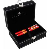 Steelpen 8602 Lake Kırmızı Dolma-Tükenmez Kalem Seti