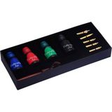 Steelpen Calligraphy Serisi CS1509 Ahşap Kaligrafi Kalem Seti - Renkli