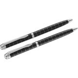 Steelpen Capital Serisi 283 Siyah Çizgili Tükenmez Kalem+Versatil Kalem - Ana Renkler