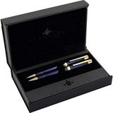 Steelpen Carens Serisi P266 Gold Mavi Gold Tükenmez Kalem+Versatil Kalem - Ana Renkler