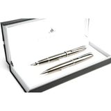 Steelpen Dolma ve Tükenmez Kalem Seti - Siyah - 1