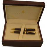 Steelpen Giza Dolma & Tükenmez Kalem Seti Siyah Altın 296