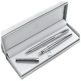 Steelpen İsme Özel Krom Roller + Tükenmez Kalem Seti