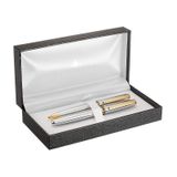 STEELPEN PLANET Dolma &Tükenmez Kalem Seti Krom Altın 0028DT