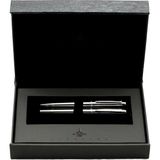 Steelpen World Serisi 2715 Parlak Krom Dolma Kalem+Tükenmez Kalem Seti - Çok Renkli - Standart
