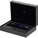 Steelpen World Serisi 2716 Mavi Dolma Kalem+Tükenmez Kalem Seti
