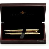Steelpen World Serisi 273 Gold Dolma Kalem+Tükenmez Kalem Set Seti - Renkli