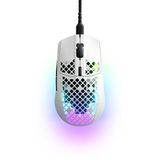 SteelSeries Aerox 3 Snow - Ultra Hafif Gaming Mouse - 8,500 CPI TrueMove Core Optik Sensör - Suya Dayanıklı - Siyah (outlet)