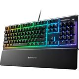 Steelseries Apex 3 Rgb Oyun Klavyesi 10 Bölgeli Rgb Aydınlatma IP32 Su Geçirmez Birinci Sınıf Manyet - Renkli