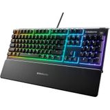 Steelseries Apex 3 USB Kablolu IP32 Suya Dayanıklı RGB Oyuncu Q Klavye siyah