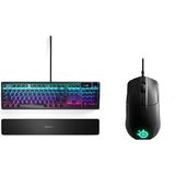 Steelseries Apex 5 RGB Oyuncu Q Klavye + Rival 3 Kablolu RGB Oyuncu Mouse - Siyah
