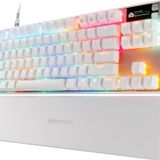 Steelseries Apex Pro Tkl Gen 3 Omnipoint 3.0 Hipermanyetik Switch Rgb Mekanik Kablolu Oyuncu Klavyesi (Uk) - Beyaz