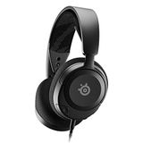 SteelSeries Arctis Nova 1 – Multi- Gaming Kulaklık – Hi-Fi Sürücü – 360° Surround Ses – AirWeave Memory Foam Kulak Yastıkları – Gürültü Önleyici Mikrofon, PC, PS5, Switch, – Siyah
