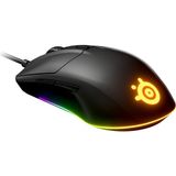 Steelseries Rival 3 Rgb Gaming Mouse + Qck Large Mouse Pad - Siyah