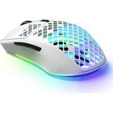 Steelseries Snow Kablosuz Gaming Mouse 200 Saatlik Batarya Süresi Air Optik Sensör Ultra Hafif Gaming Mouse 68GR Beyaz