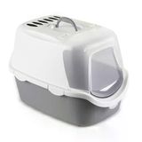 STEFAN PLAST Stefanplast Easy Clean Kapalı Kedi Tuvaleti 40x56x40cm Gri
