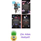 Stefan Zweig 4 Kitap Seti + Çim Adam Hediye - Hayır