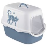 Stefanplast Cathy Griffe 56x40x40 cm Mavi Kedi Tuvaleti