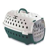 Stefanplast Travel Chic Küçük Irk Köpek ve Kedi Taşıma Kafesi (Yeşil)