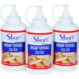 STEİN D3 - D4 ŞEFFAF SÜPER GÜÇLÜ AHŞAP TUTKALI 550Gr. x 12 ADET