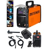 Steiner 250 Amper İnverter Mega Stick Çift Kartlı Hava Soğutmalı Dijital Göstergeli Çanta Kaynak Makinesi Turuncu