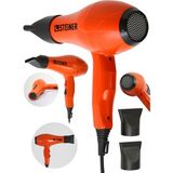 Steiner 3600 W Profesyonel Saç Kurutma Makinesi Fön Makinesi Ac Motor MS-9001 Turuncu + 2 Adet Başlık