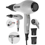Steiner 3600 Watt Profesyonel Saç Kurutma Makinesi Fön Makinesi Ac Motor Gri+ 2 Adet Başlık