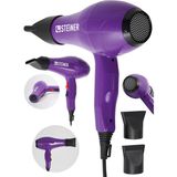 Steiner 3600 Watt Profesyonel Saç Kurutma Makinesi Fön Makinesi Ac Motor MS-9001 Mor + 2 Adet Başlık