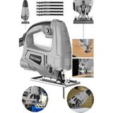 Steiner 4000 W Güçlü Metal Şanzumanlı Dekupaj Testere Makinesi 6 Kademe Devirli Konforlu Kesim