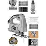 Steiner 4000 W Sjs Metal Şanzımanlı Dekupaj Testere Makinesi + 20 Uç 6 Kademe Devirli Konforlu Kullanım