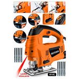 Steiner 4600W Lazerli Sjs Metal Şanzuman 6 Kademe Devirli Dekupaj Testere Makinesi 10 Uç Dk461t10