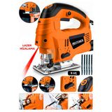 Steiner 4600W Lazerli Sjs Metal Şanzuman 6 Kademe Devirli Dekupaj Testere Makinesi 5 Uç Dk460t5