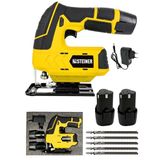 Steiner Alman 12 V 3.0 Ah Li-ion Çift Akülü Şarjlı Dekupaj Testere (Sarı)