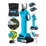 Steiner Alman 128 Vf 10 Ah Profesyonel Çift Akülü Bağ Makası Dal Budama Kesme Makası Makinesi Çantalı Mavi
