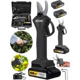 Steiner Alman 128 Vf 10 Ah Profesyonel Çift Akülü Bağ Makası Dal Budama Kesme Makası Makinesi Çantalı Siyah