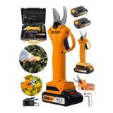 Steiner Alman 128 Vf 10AH Profesyonel Çift Akülü Bağ Makası Dal Budama Kesme Makası Makinesi Çantalı Turuncu