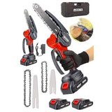 Steiner Alman 148 Vf 10 Ah %100 Kömürsüz Motor Akülü Dal Kesme Budama Testere Bıçkı Makinesi 15 cm Kırmızı