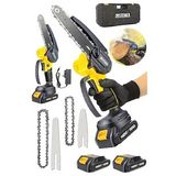 Steiner Alman 148 Vf 10 Ah %100 Kömürsüz Motor Akülü Dal Kesme Budama Testere Bıçkı Makinesi 15 cm Sarı